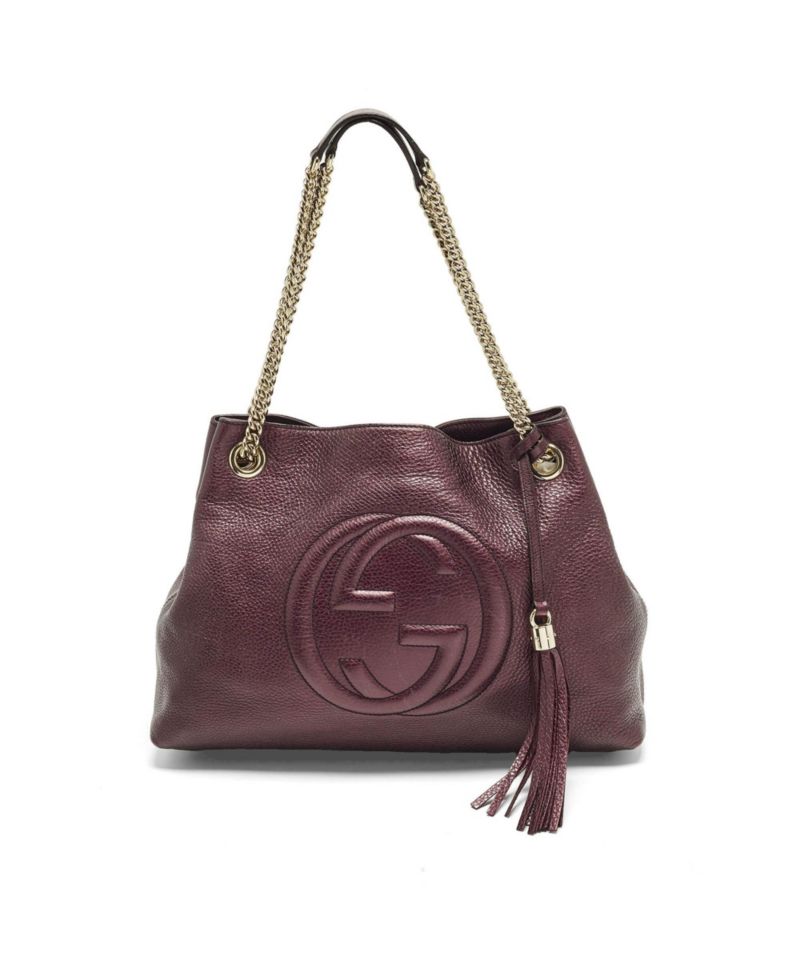 Bamboo Shopper Leather Tote