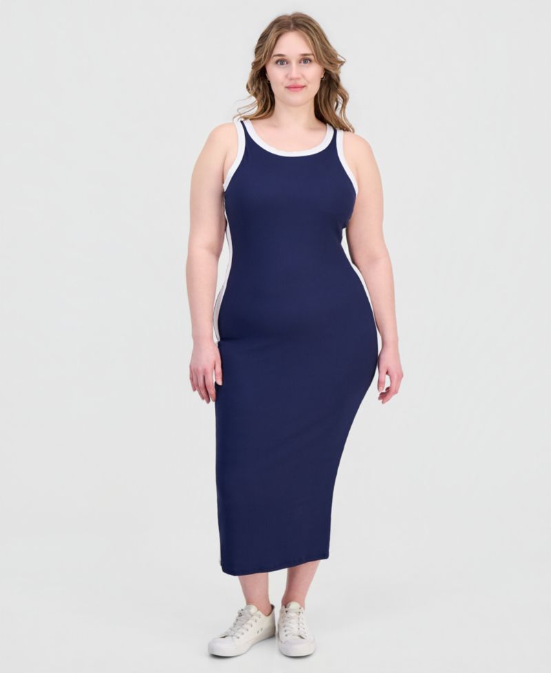 Trendy Plus Size Bodycon Maxi Dress