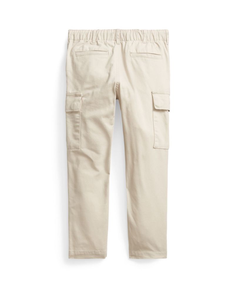 Toddler and Little Boys Stretch Chino Cargo Pant