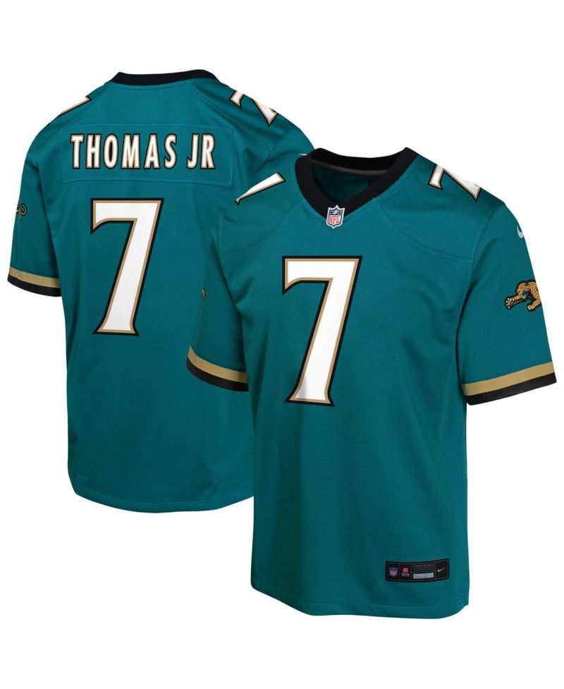 Big Boys and Girls Brian Thomas Jr. Teal Jacksonville Jaguars Alternate 2 Prowler Throwback Game Jersey