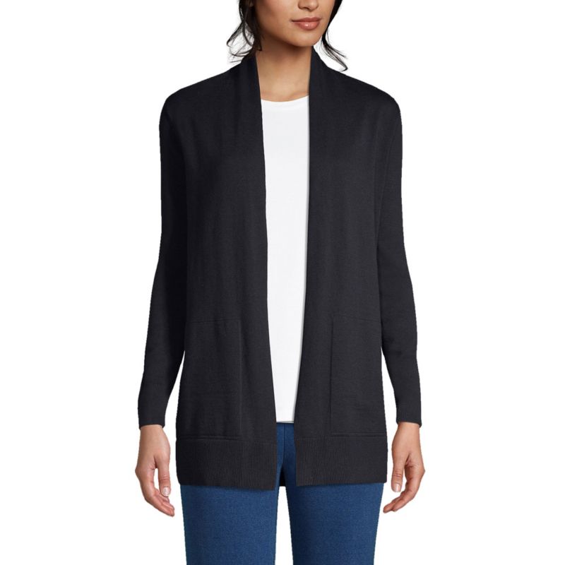 Women's Long Sleeve Open Long Cardigan Sweater