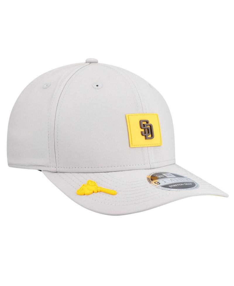 Men's Gray San Diego Padres 2026 Clubhouse 9SEVENTY Adjustable Hat