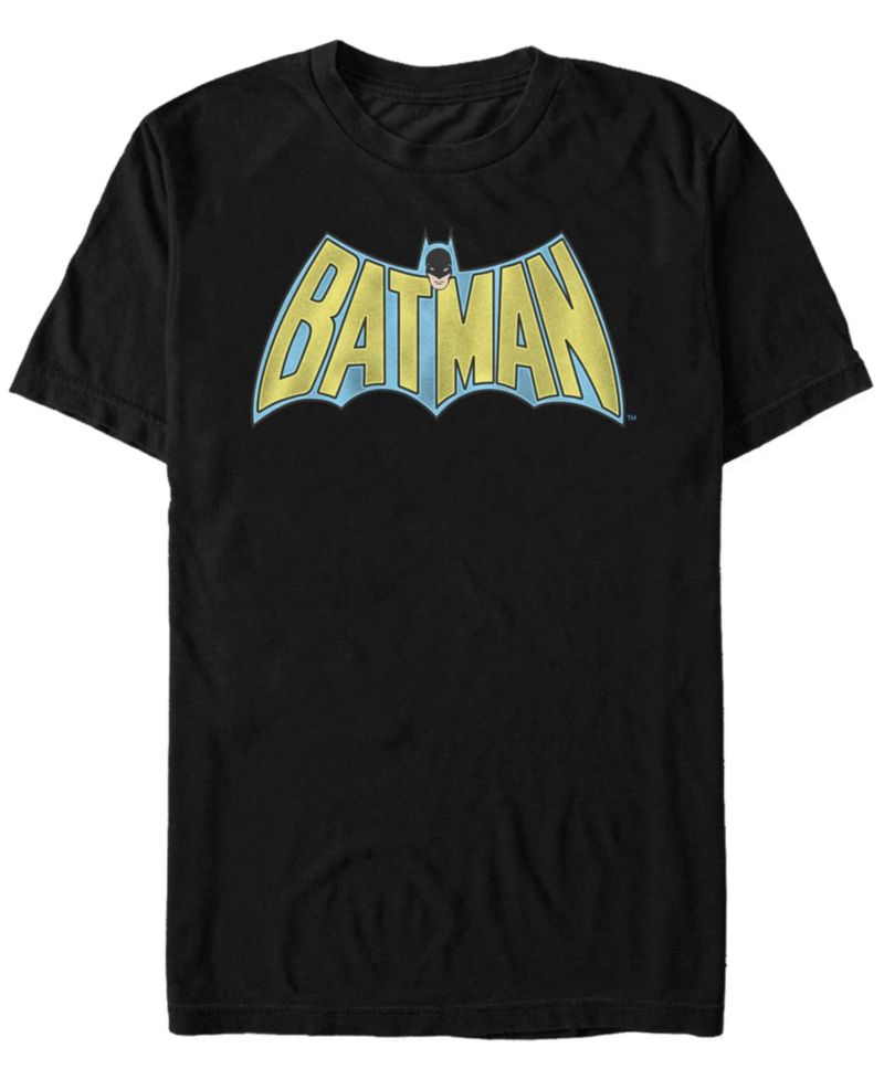 DC Men's Batman Retro Cape Logo Short Sleeve T-Shirt