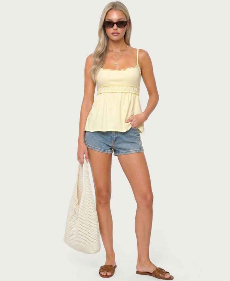 Womens Zepher Lettuce Tank Top