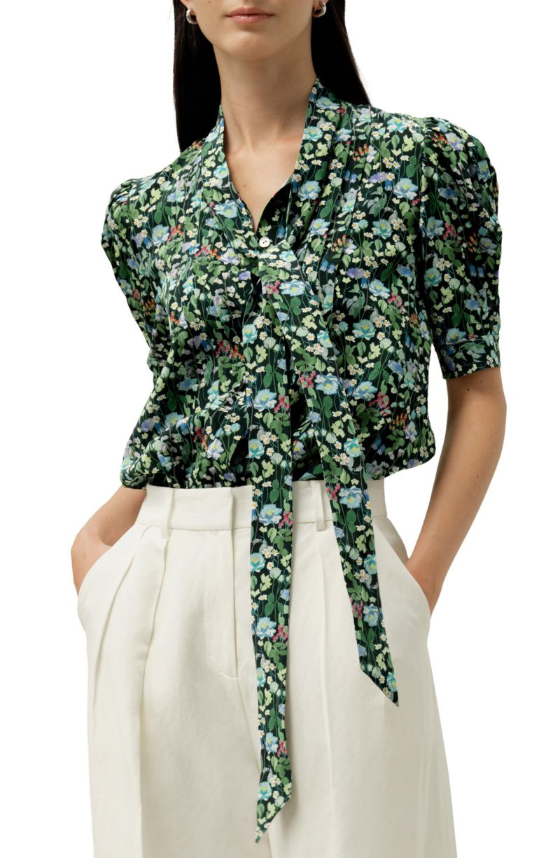 Women's Puff-Sleeve Blouse - Made With Liberty Fabric