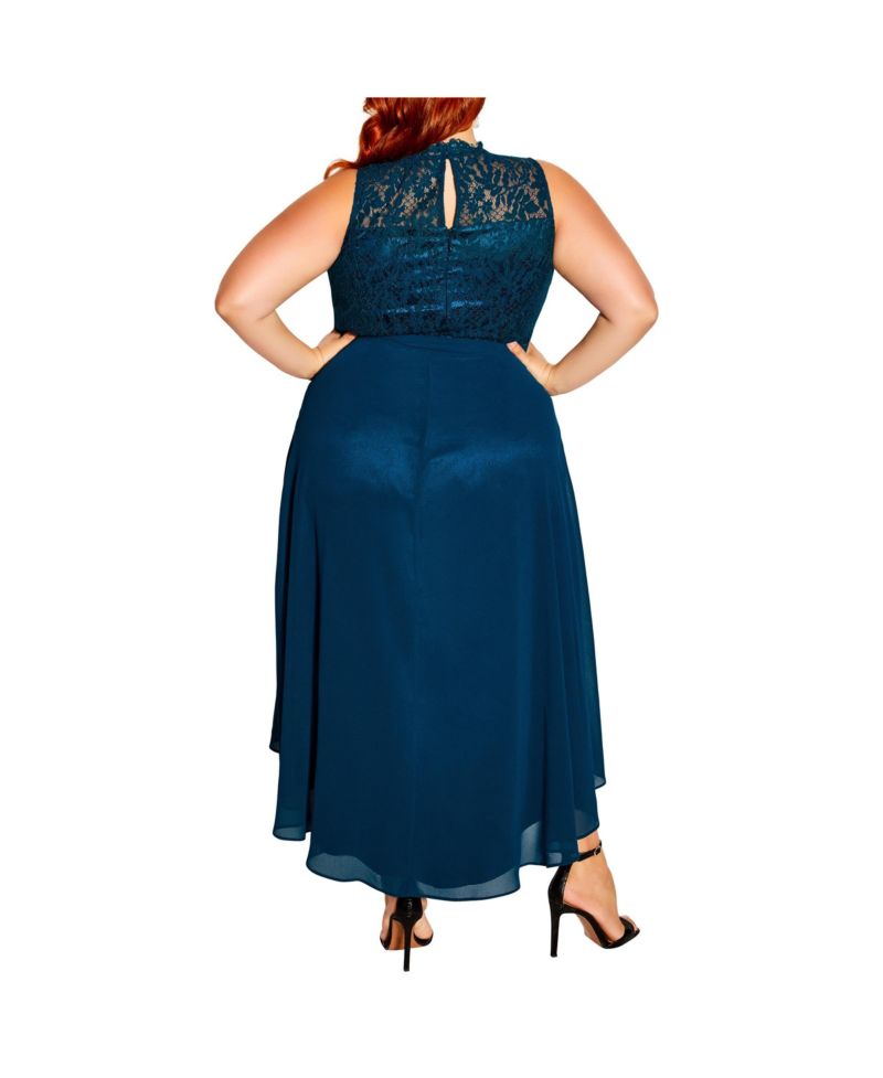 Women's Plus Size Hi Lo Lover Sweetheart Dress