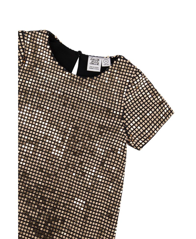 Big Girls 6-14Y Short Sleeve A Line Dress