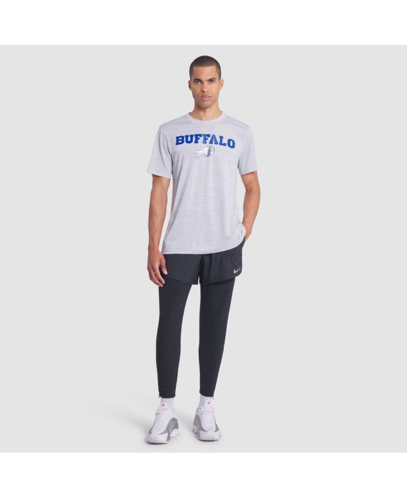 Men's White Buffalo Bills 2025 Rivalries Collection Sideline Velocity Dri-FIT T-Shirt