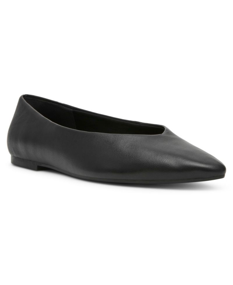 Women's Dakota Leather and Suede Pointed Toe Ballet Flats