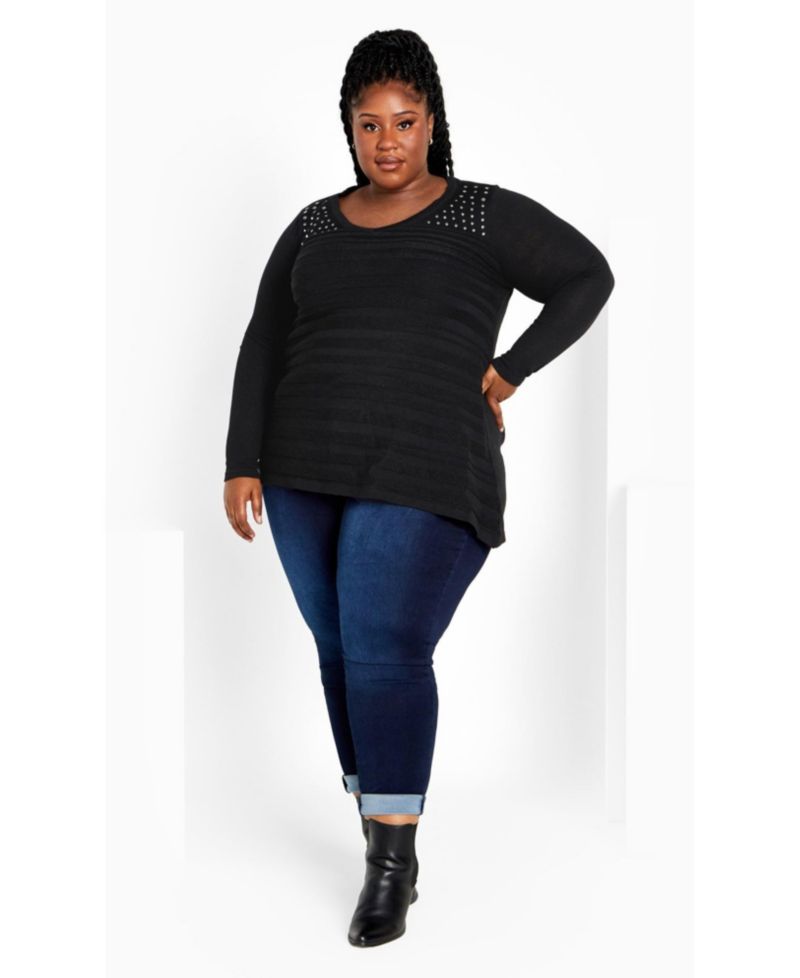 Women's Plus Size Emma Tunic Sweater