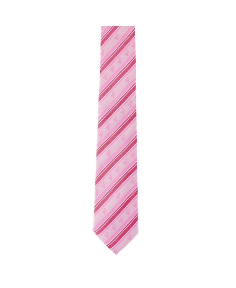 Men's Breast Cancer Awareness Silk Necktie