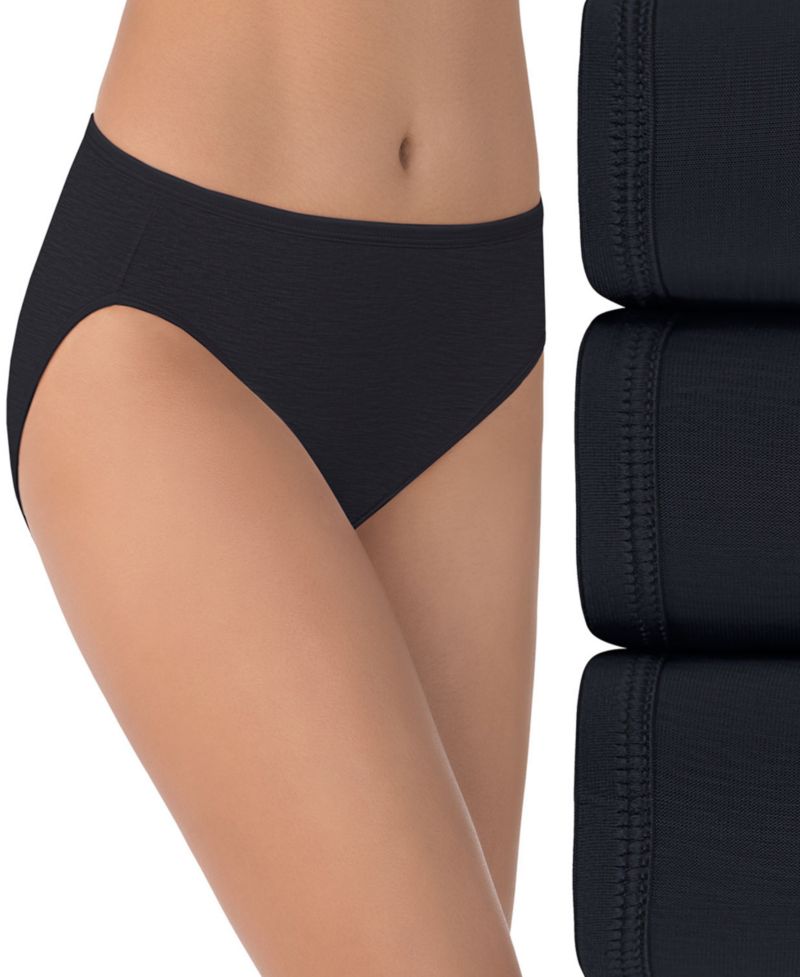 Vanity Fair Women's 3-Pk. Vanity Fair Illumination Hi-Cut Brief Underwear 13307
