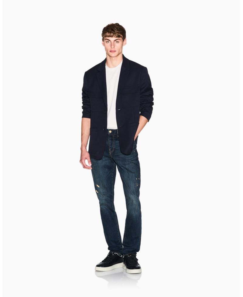 Men's J14 Slim Gold Splatter Jeans