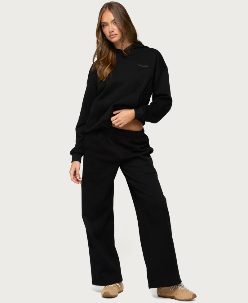 Women's Basic Girl Wide Leg Sweatpants