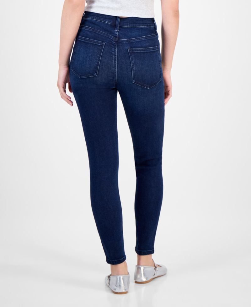 Juniors' High-Rise Ankle Skinny Jeans