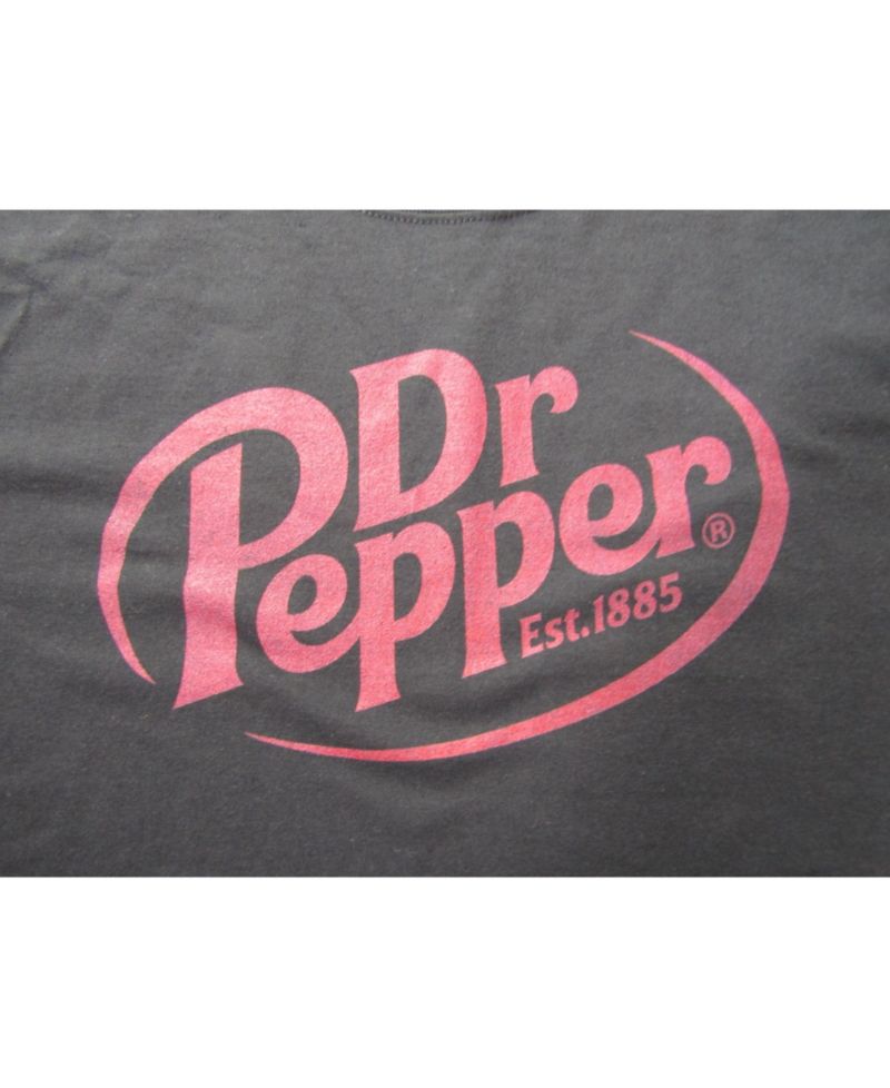 Big & Tall Dr Pepper Est. 1885 Maroon Logo Black Graphic Tee-5XL