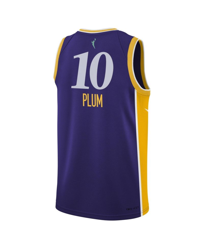Big Boys and Girls Nike Kelsey Plum Purple Los Angeles Sparks Explorer Edition Jersey