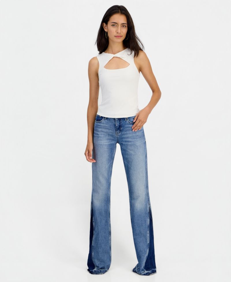 Women's Maia Sleeveless Front-Cutout Top
