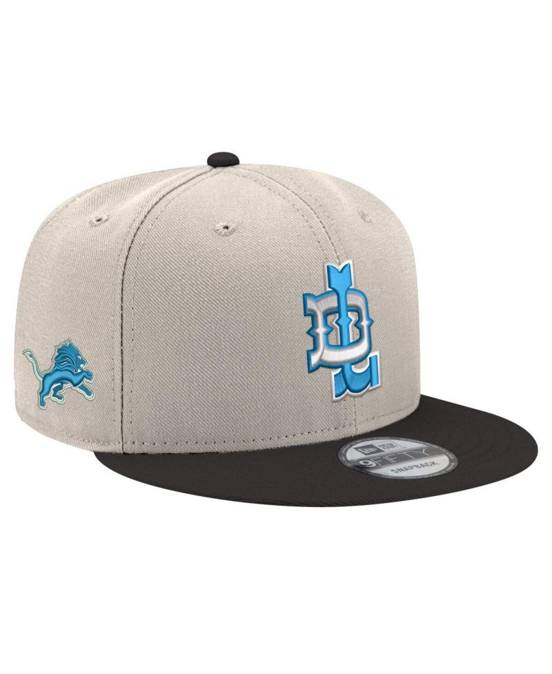 Men's Cream/blue Detroit Lions City Originals 9FIFTY Snapback Hat