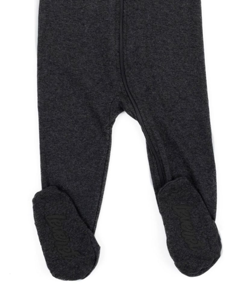 Toddler Matching Family One Piece Footed Cotton Long Sleeve Solid Color Pajamas 2T-5T