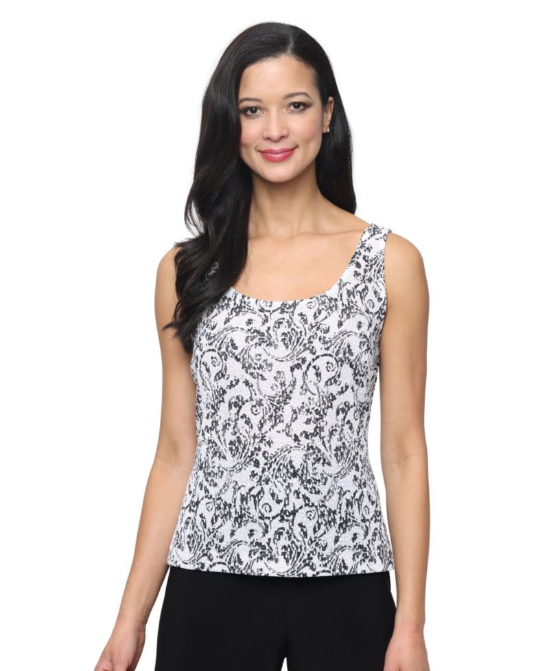 Women's Glitter Knit Cami Top & Jacket, 2-Piece Set