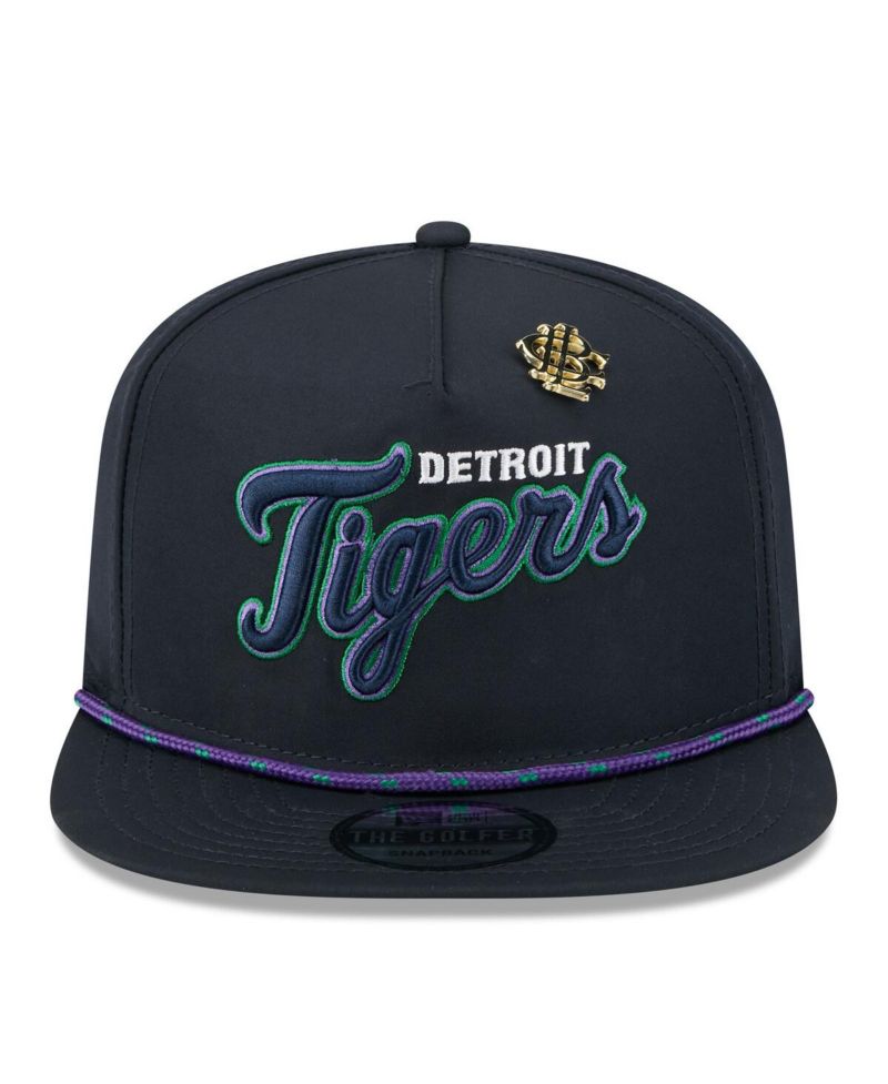 Men's Navy Detroit Tigers 2025 Big League Chew Golfer Snapback Hat