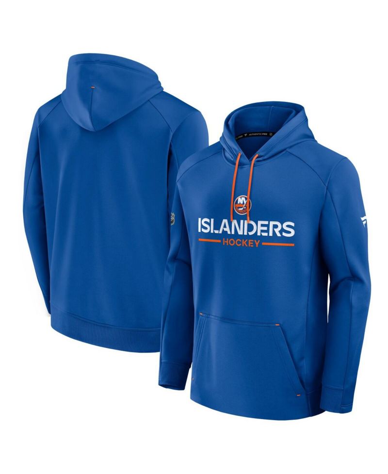 Men's Royal New York Islanders Authentic Pro Rink Hoodie