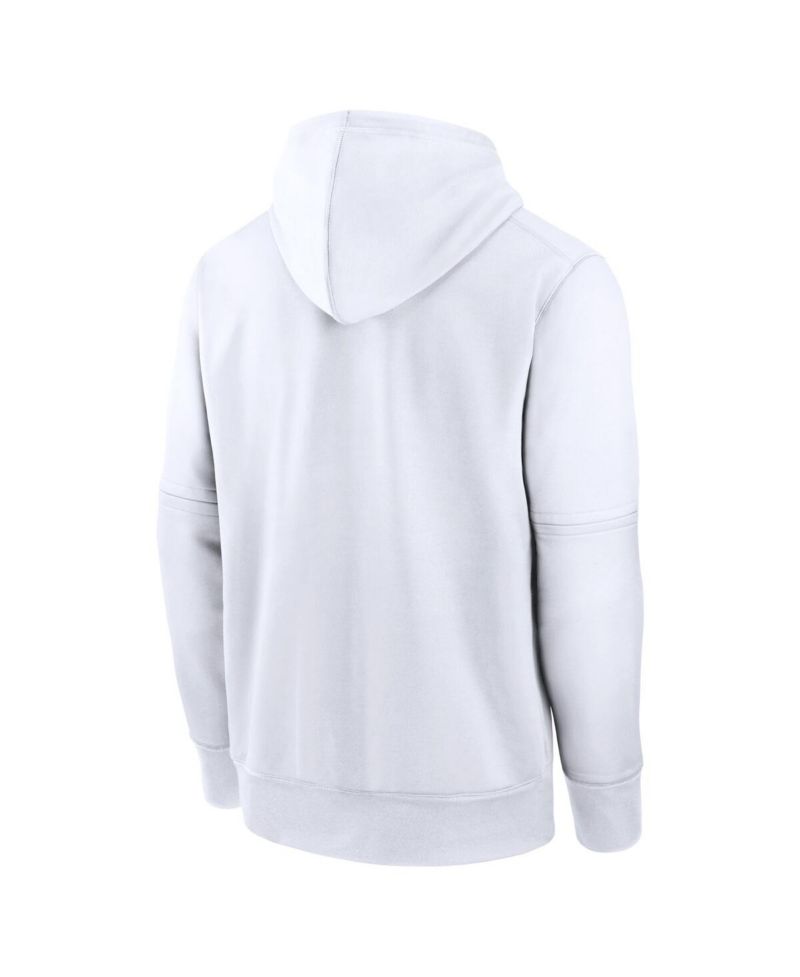 Men's White San Diego Padres City Connect Practice Performance Pullover Hoodie