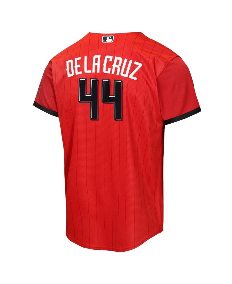 Big Boys and Girls Elly De La Cruz Red Cincinnati Reds 2026 City Connect Stadium Jersey