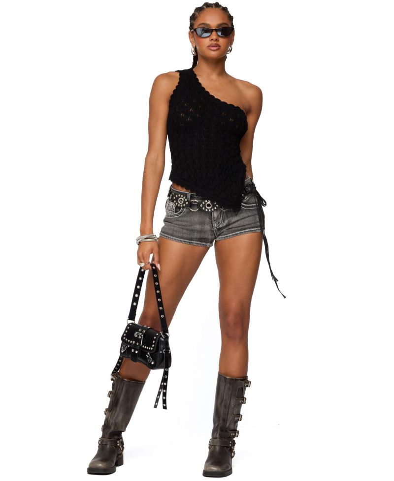 Women's Codi Backless Asymmetric Knit Top