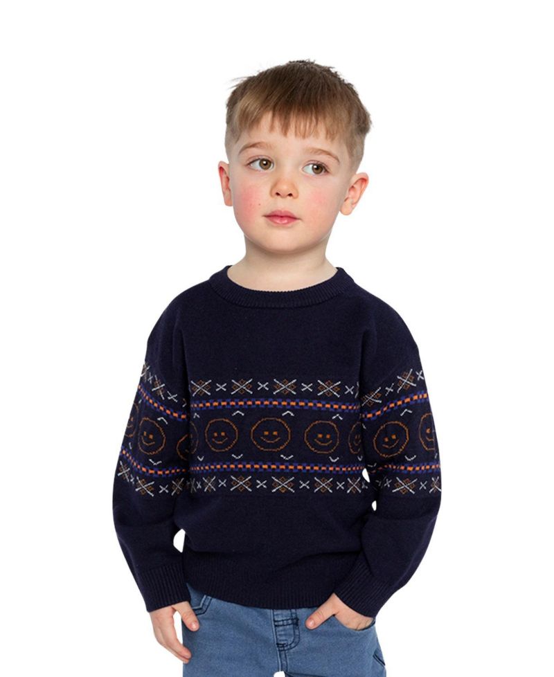Little Boys (6-12) Jacquard Sweater