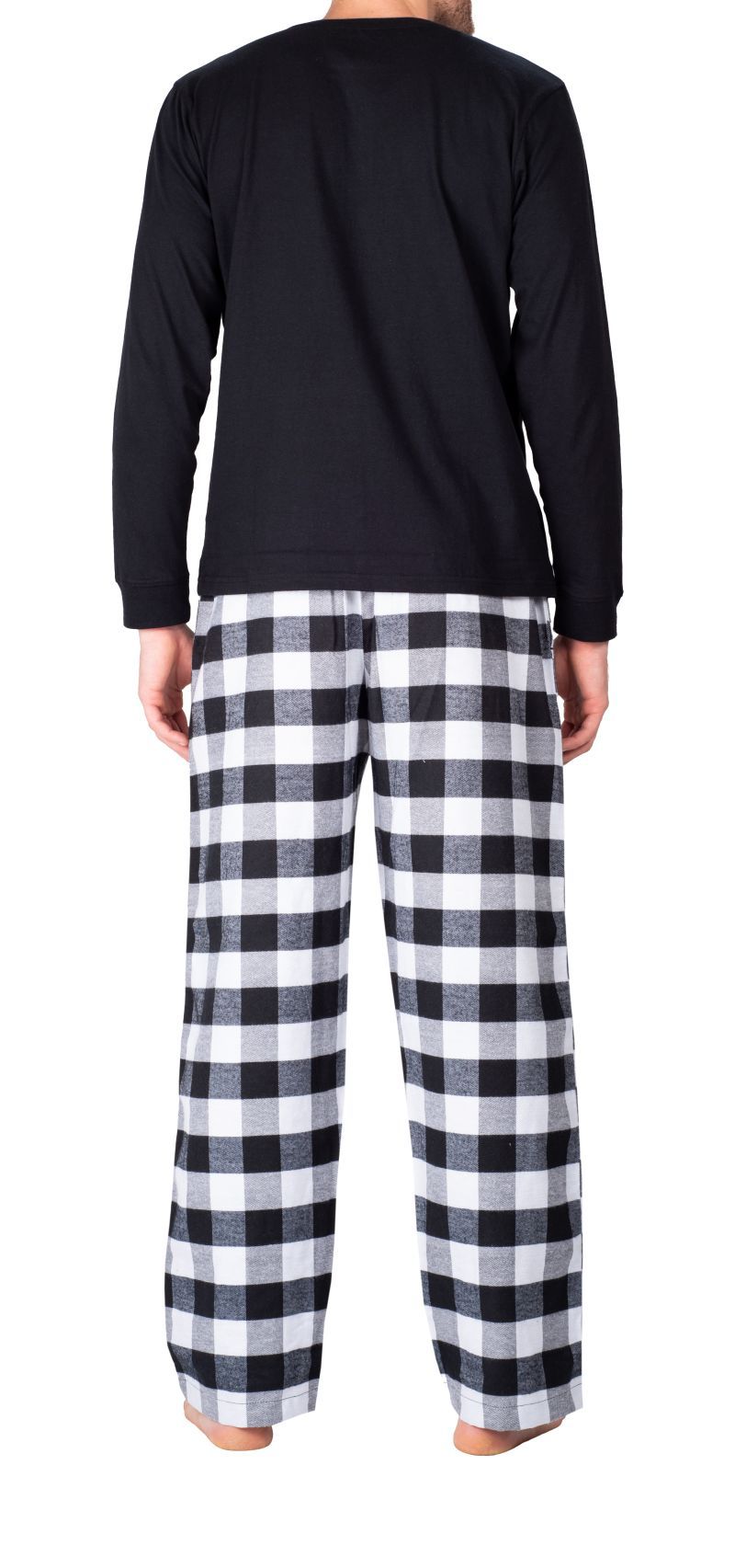 Men's Crew Neck Fleece Pajama Set