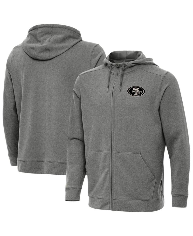 Men's San Francisco 49ers Effortless Full-Zip Hoodie Sweatshirt