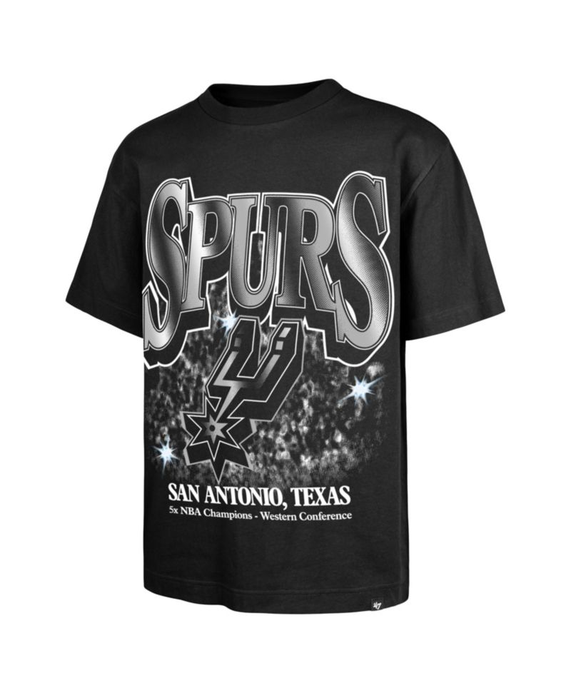 Men's Black San Antonio Spurs Past Champs Collection Flashbulb Foundation T-Shirt