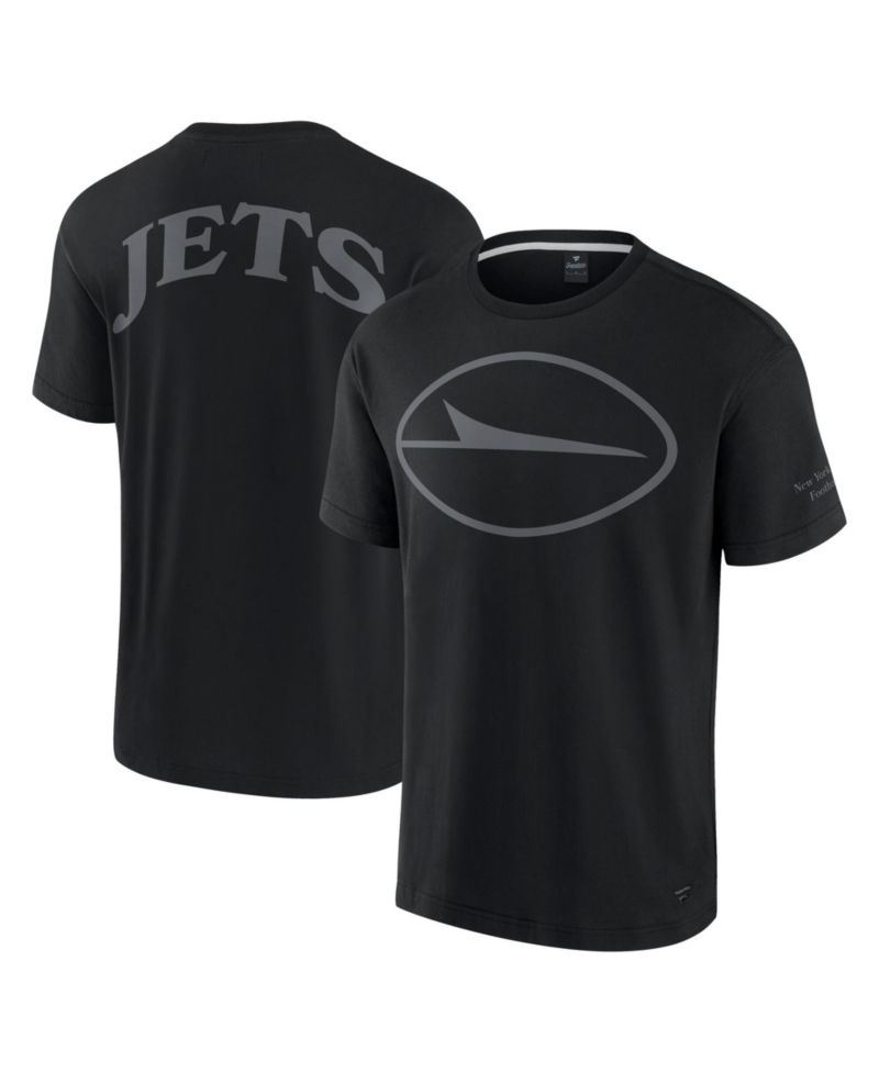 Men's and Women's Black New York Jets Elements Iconic T-Shirt