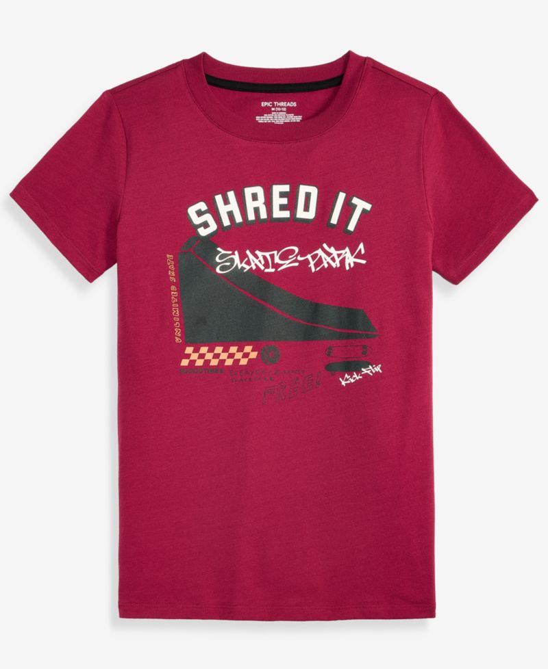 Boys' XS-XL Skate Park Graphic T-Shirt