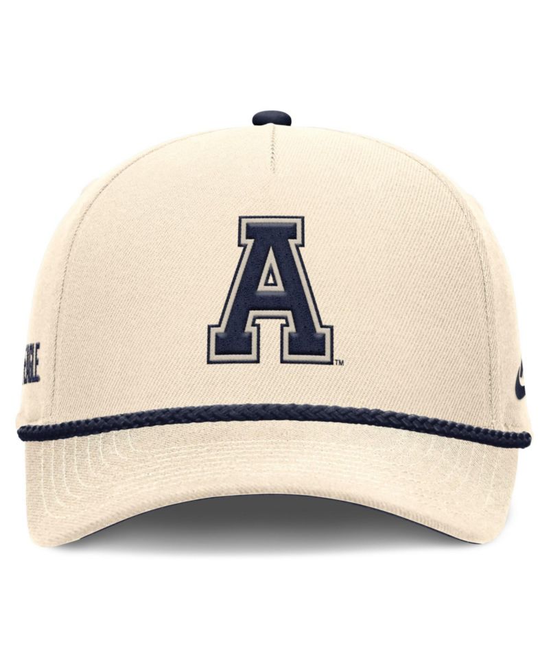 Men's and Women's Natural Auburn Tigers Legacy Vintage Rope Rise Adjustable Hat