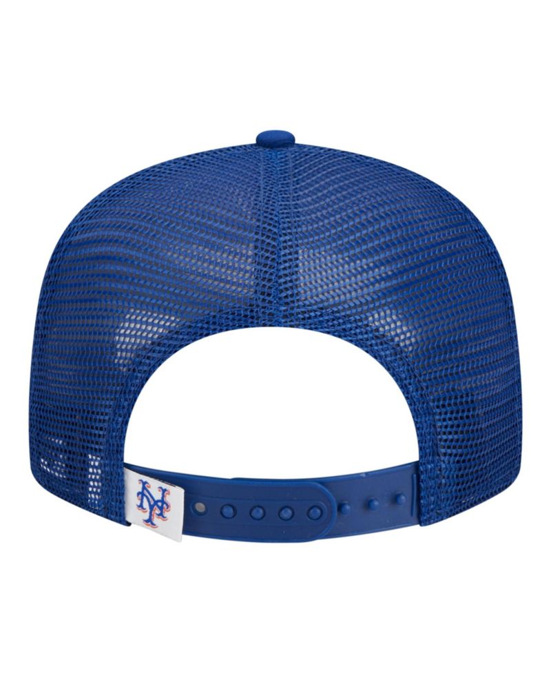 Big Boys and Girls Royal New York Mets 9FIFTY Trucker Snapback Hat