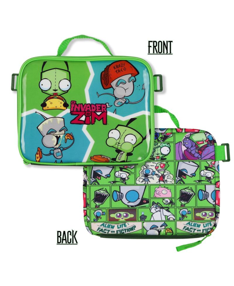 Nickelodeon 5 Piece Backpack with Lunch Box Water Bottle Pencil Case 16 Inch Book Bag