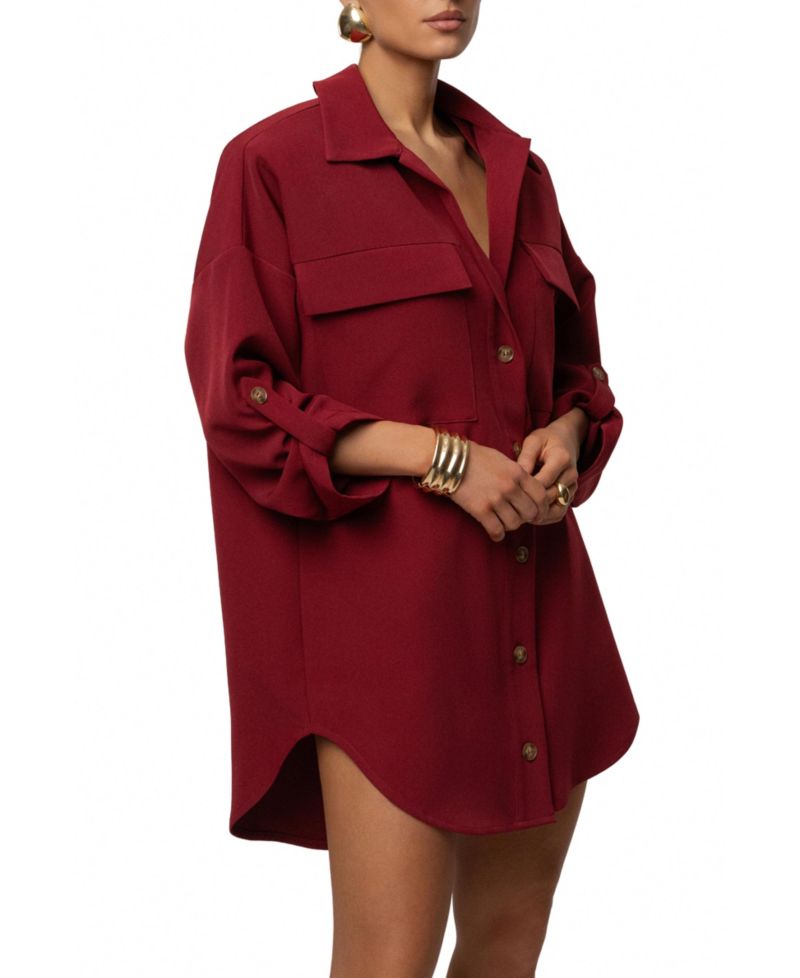 Women's Downtime Collared Shirt Dress