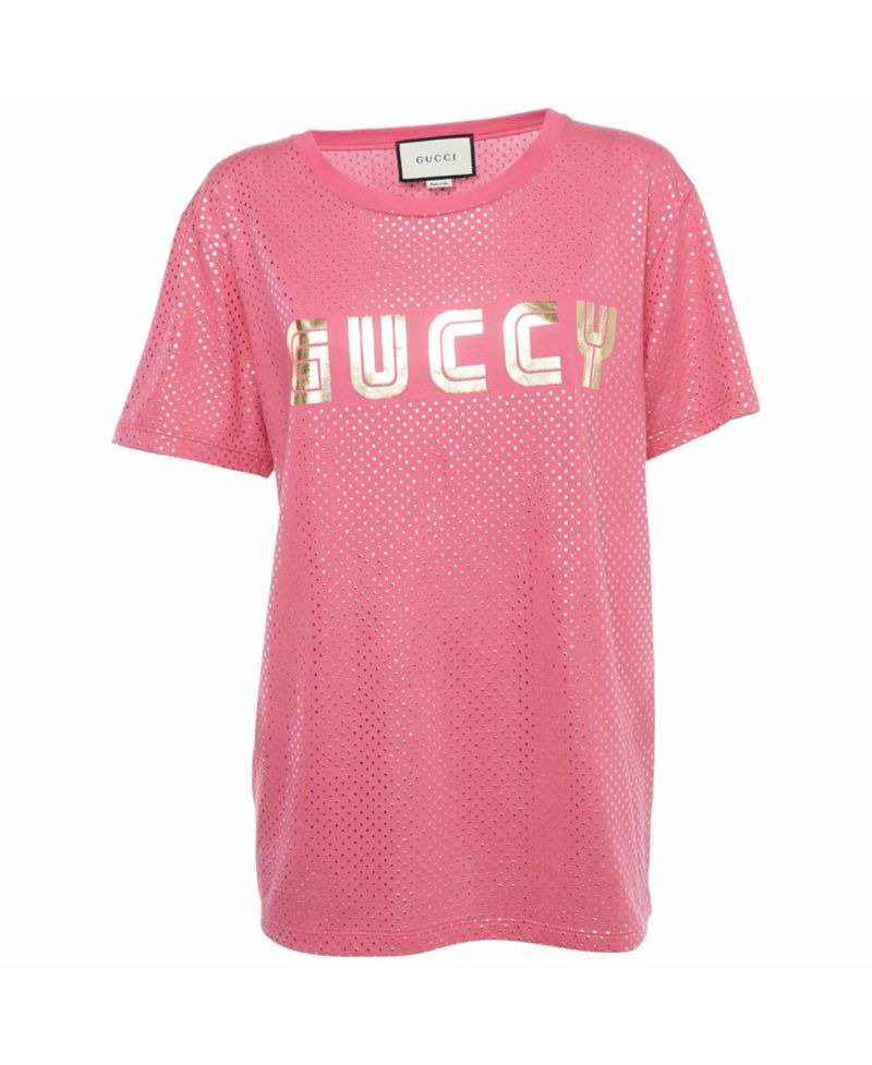 Women's Gucci Star Foil Print Oversized T-Shirt