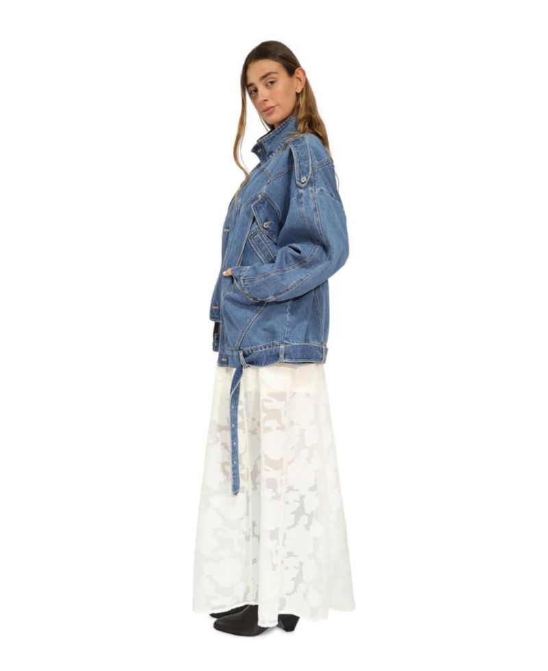 Women's Belle and Bloom Downtown Denim Oversized Jacket