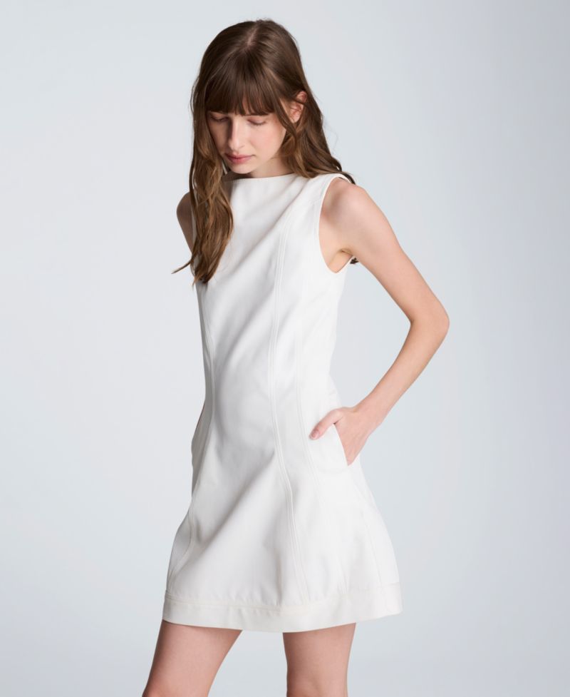Women's Boat Neck Sculpt Mini Dress