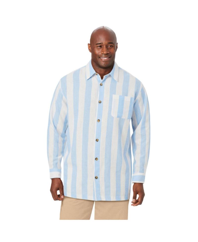 Men's Long Sleeve Linen Shirt
