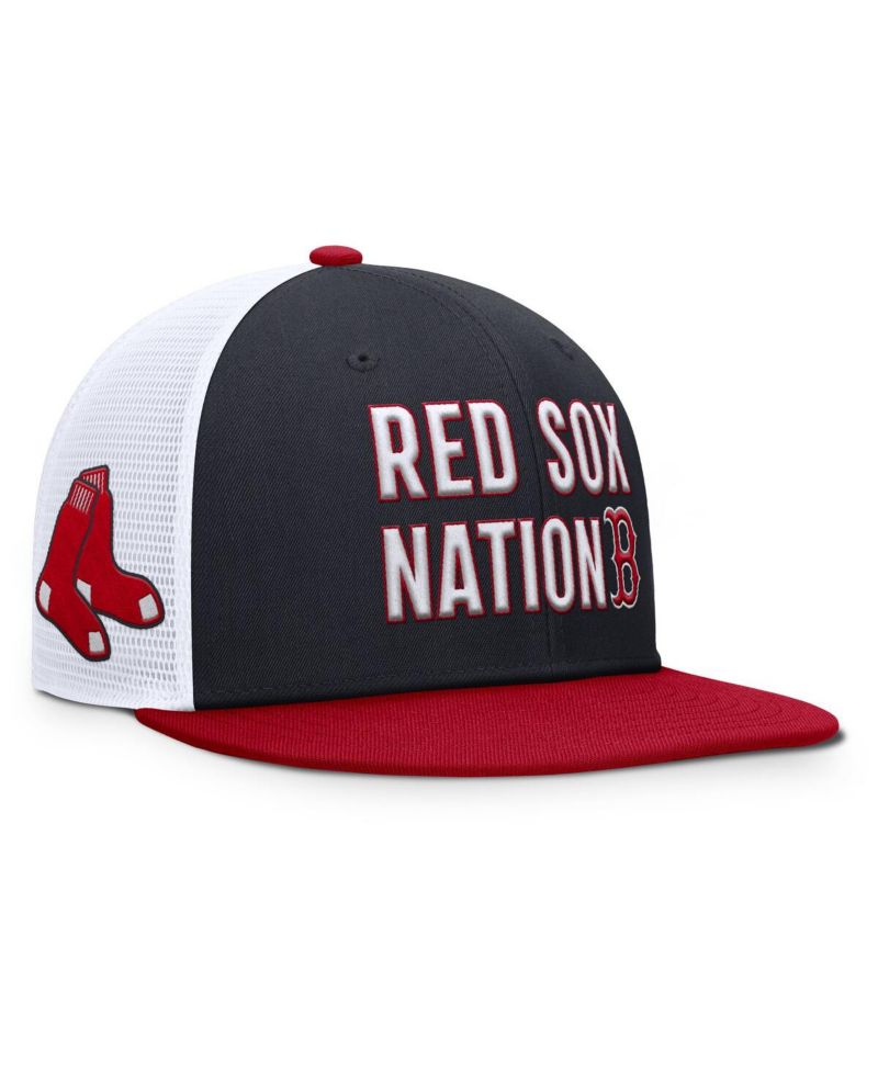 Men's Navy/Red Boston Red Sox Pro Trucker Snapback Hat
