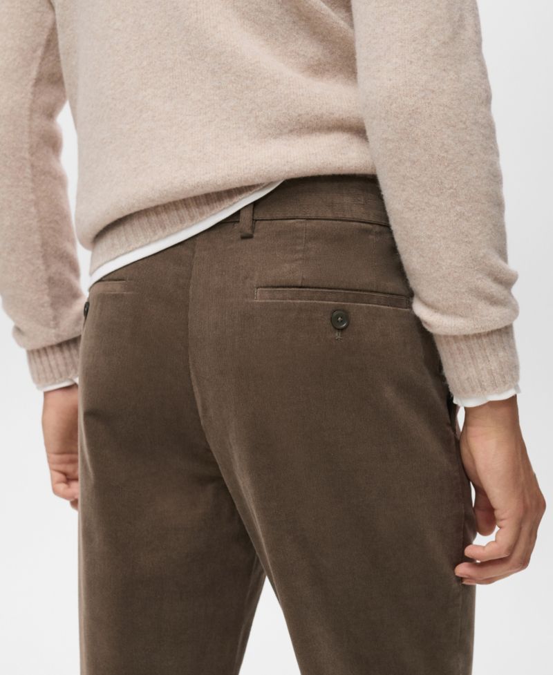 Men's Regular Fit Corduroy Cotton Pants