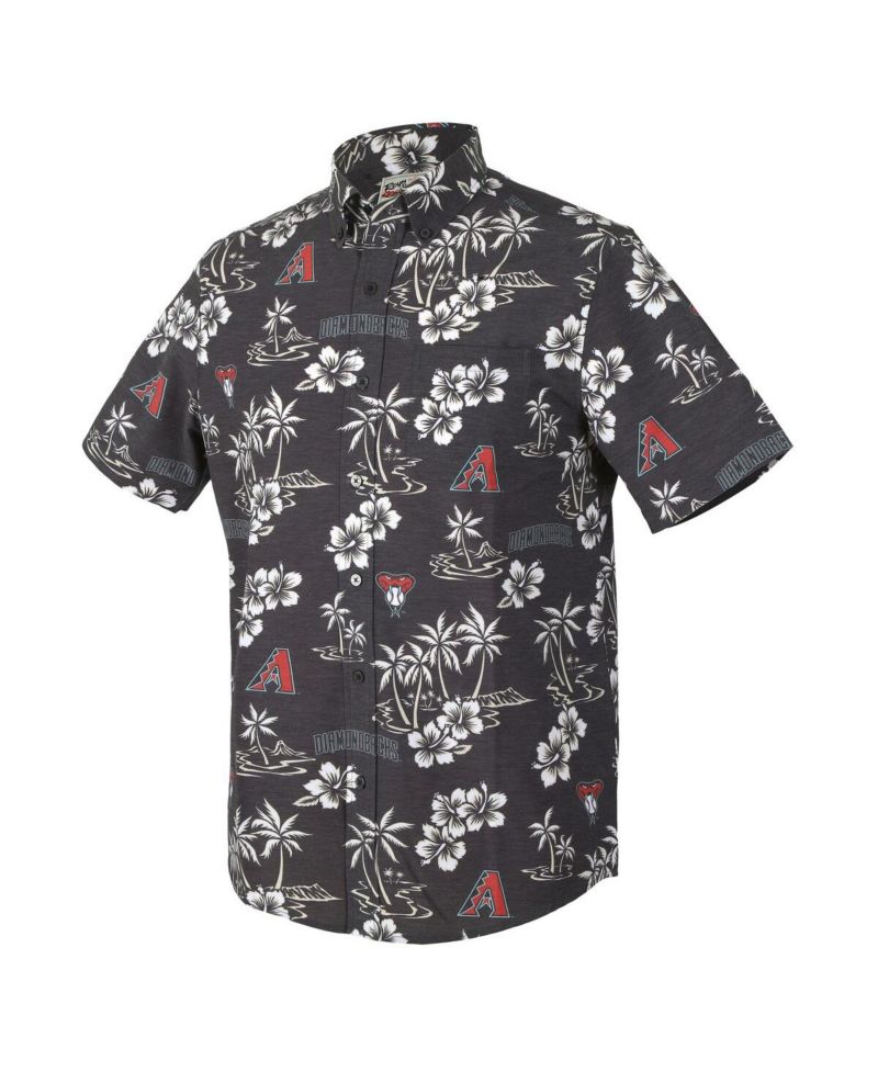 Men's Black Arizona Diamondbacks Kekai Performance Button-Up Shirt