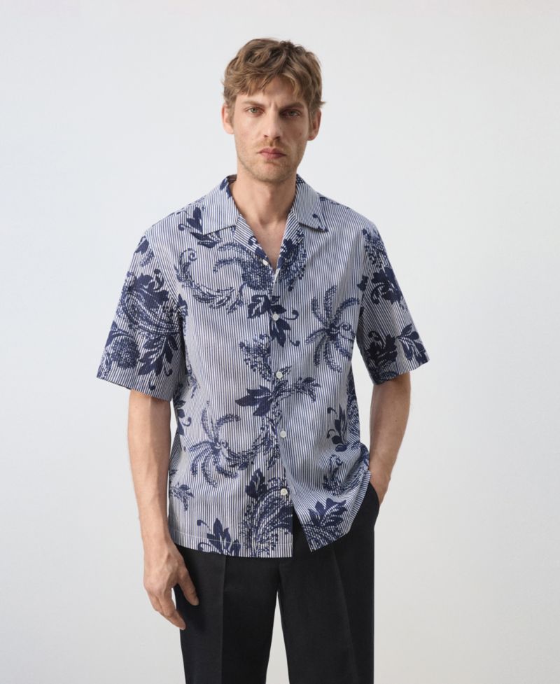 Men's Cotton Printed Shirt