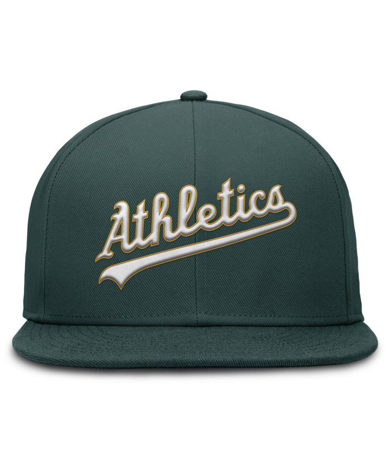 Men's Green Athletics True Performance Fitted Hat