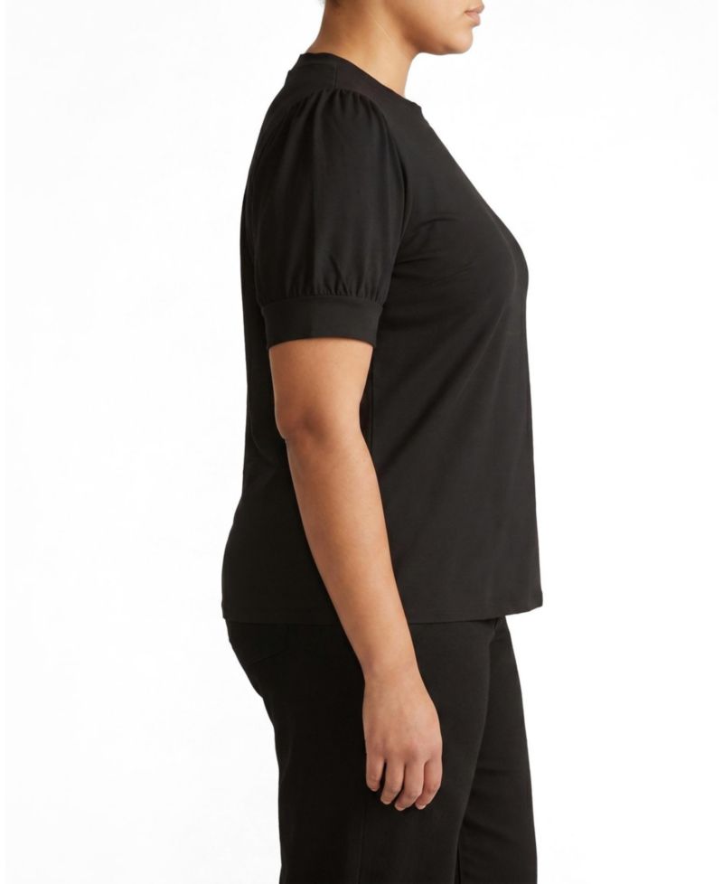 Plus Size Pouf Sleeve Tee